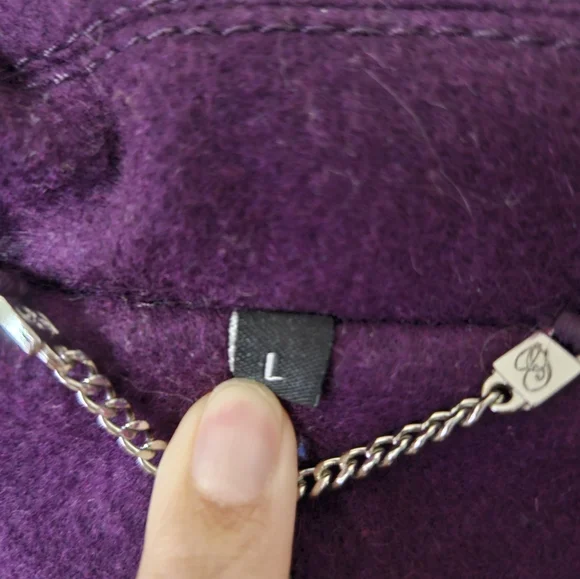 Dark Purple Guess Womens Coat - Picture 8 of 13